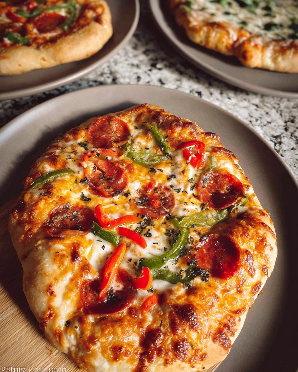 Close-up of a delicious pepperoni pizza slice with melted cheese, green bell peppers, and red chili flakes.