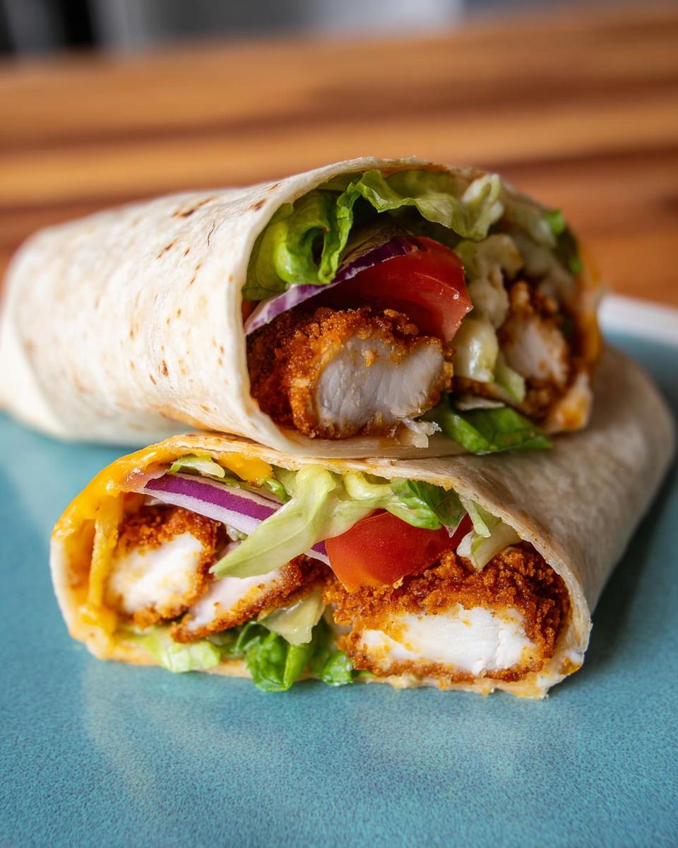 Crunchy Crispy Air Fryer Chicken & Mozzarella Wraps - Other 1