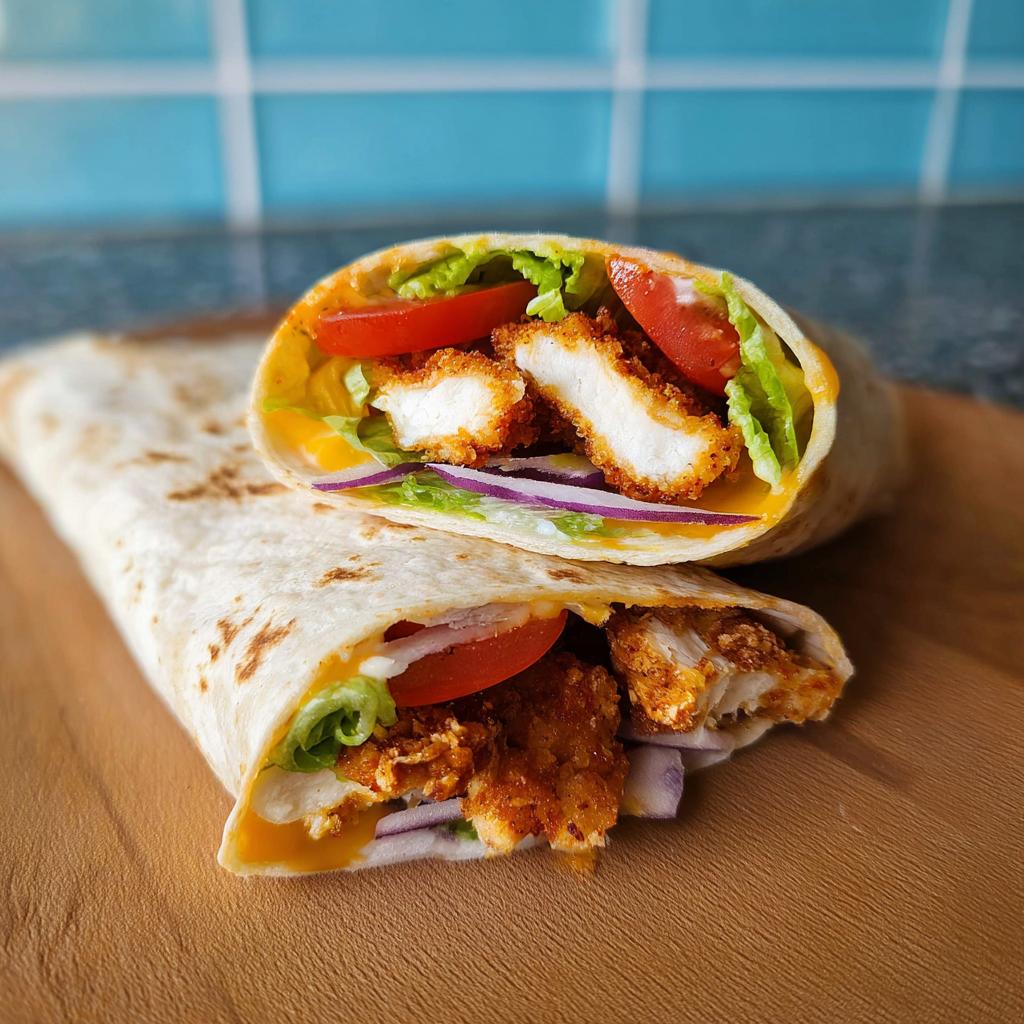 Crunchy Crispy Air Fryer Chicken & Mozzarella Wraps - Tasty