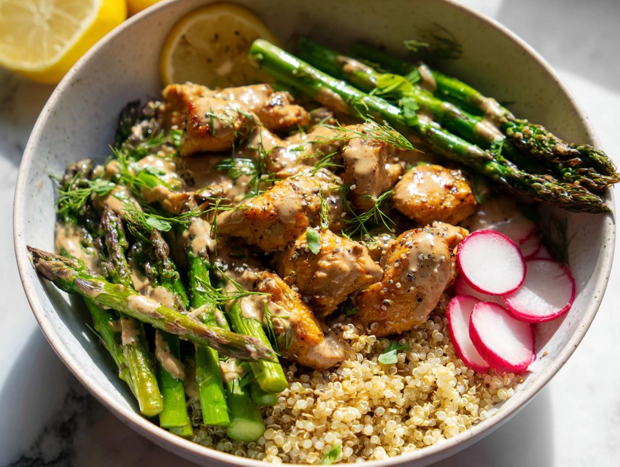 Amazing 1-Hour Healthy Lemon Garlic Chicken Meal Prep Bowls