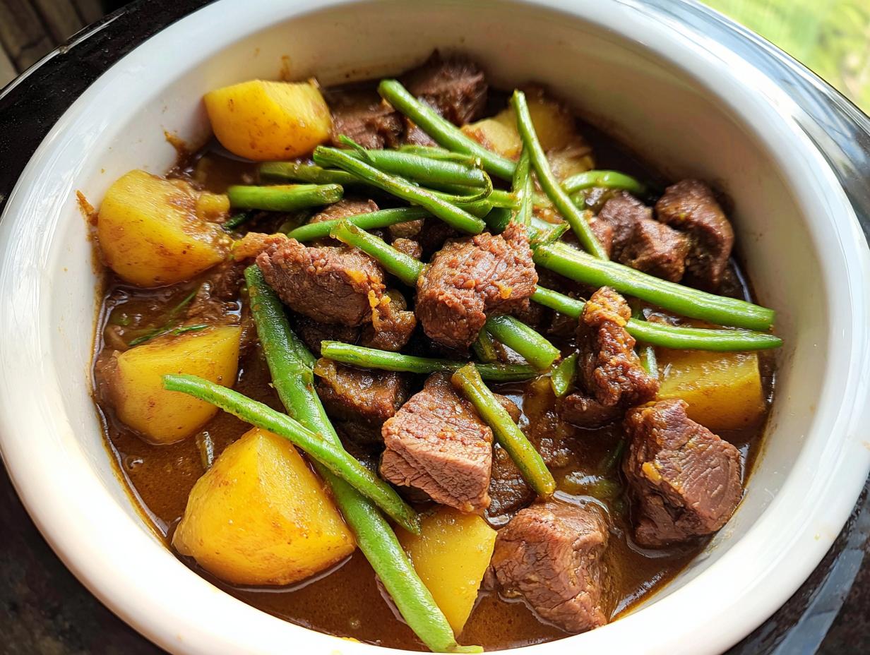 Amazing Slow Cooker Garlic Butter Beef with Potatoes