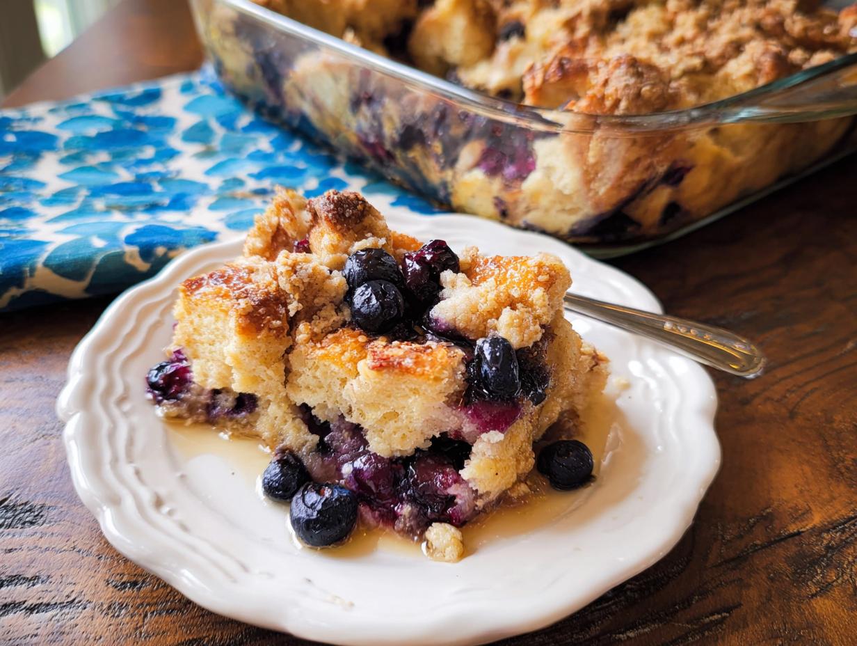 Amazing Blueberry French Toast Casserole 1