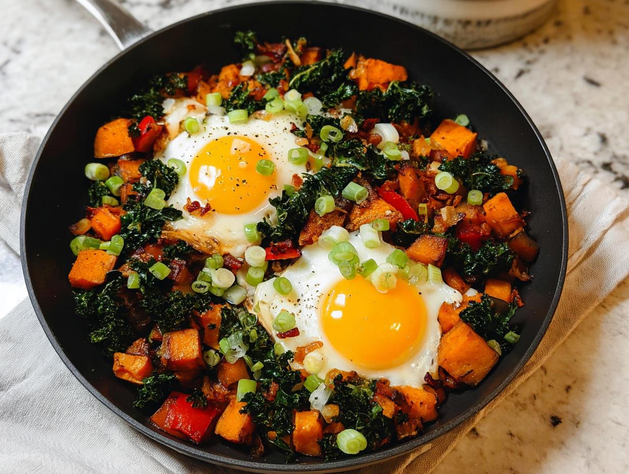 Amazing BREAKFAST SWEET POTATO Hash: 1-Pan Wonder