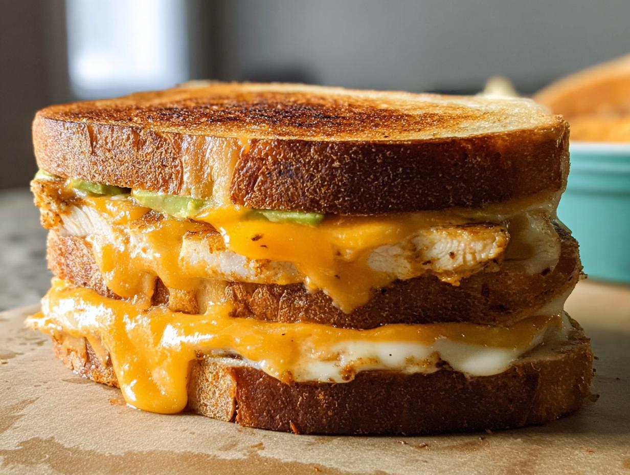 Amazing Chicken Avocado Melt Sandwich: 1 Blissful Bite