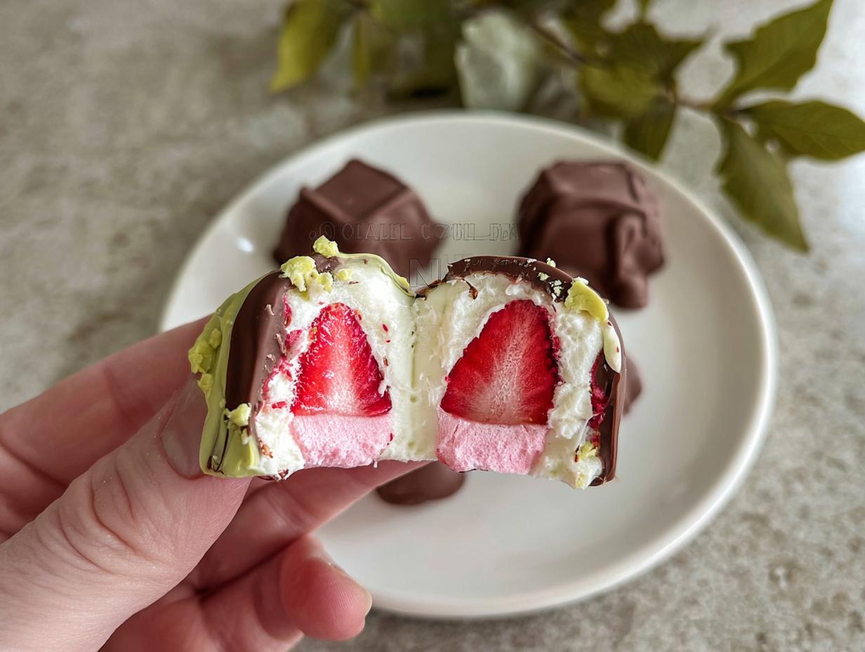 Amazing Chocolate Strawberry Yogurt Clusters Recipe