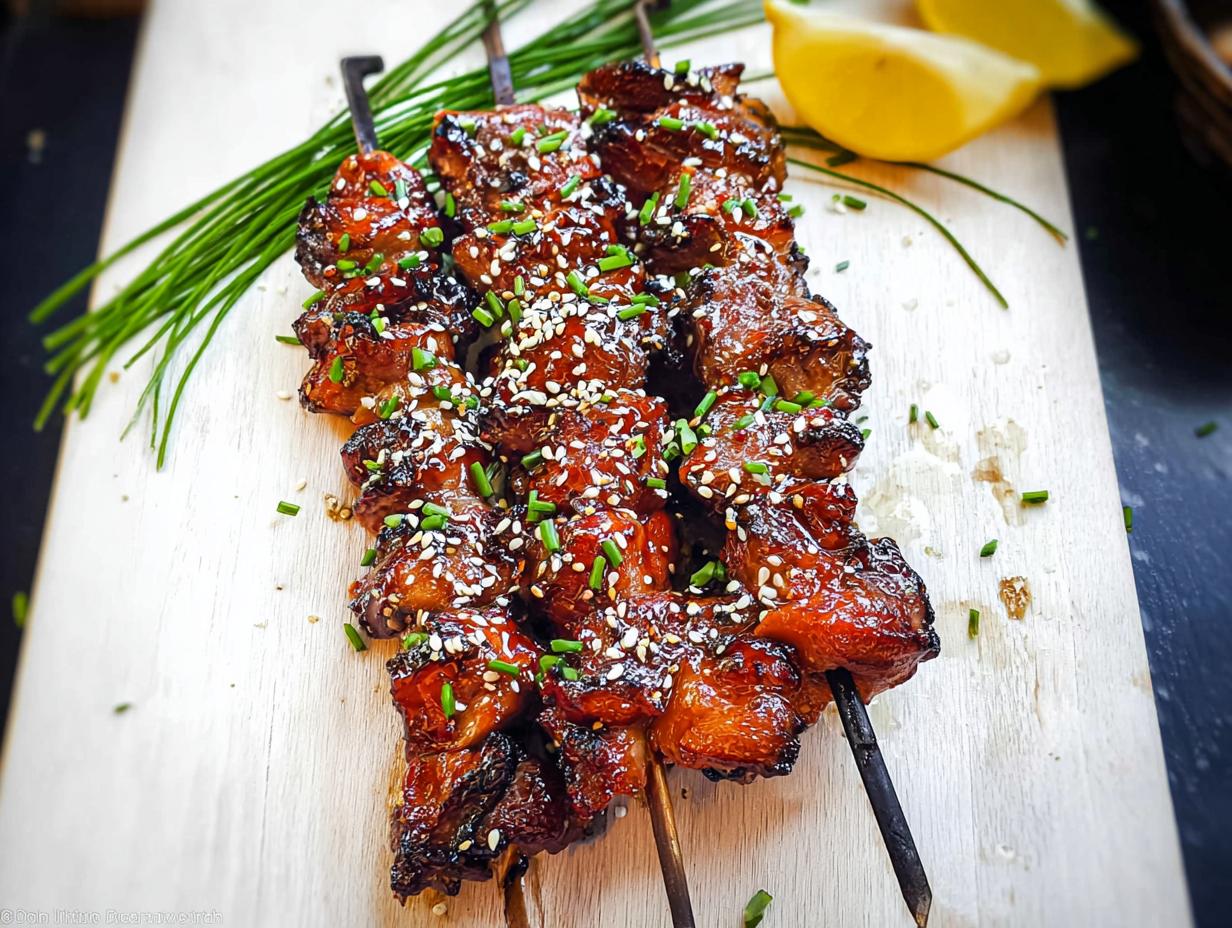Delicious Easy Japanese Chicken Yakitori Skewers