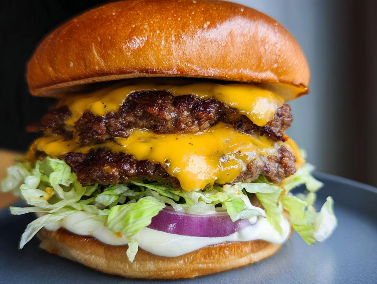 Irresistible Smash Burger Recipe with 1 Secret Sauce