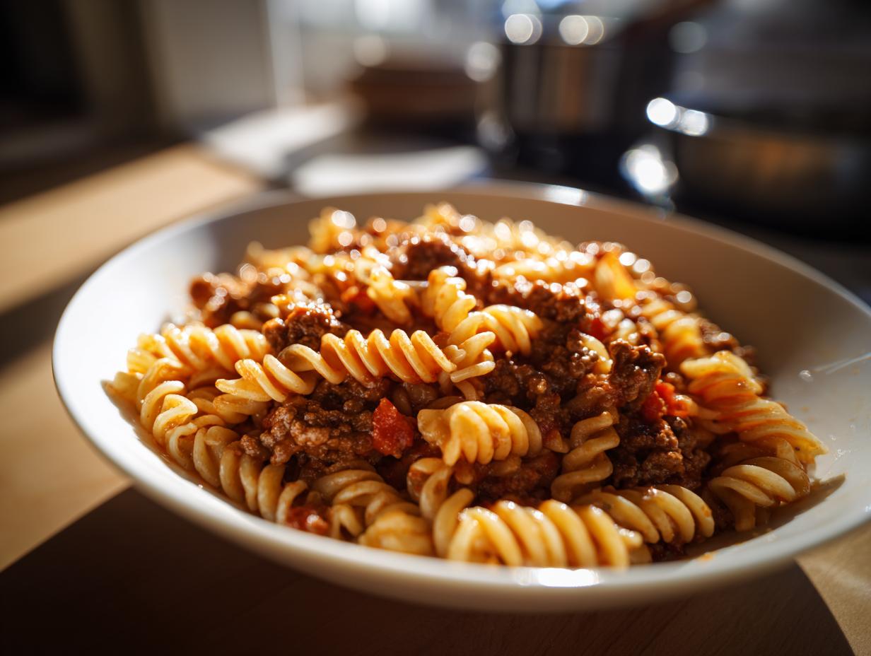 Amazing Creamy High Protein Beef Pasta in 1 Hour