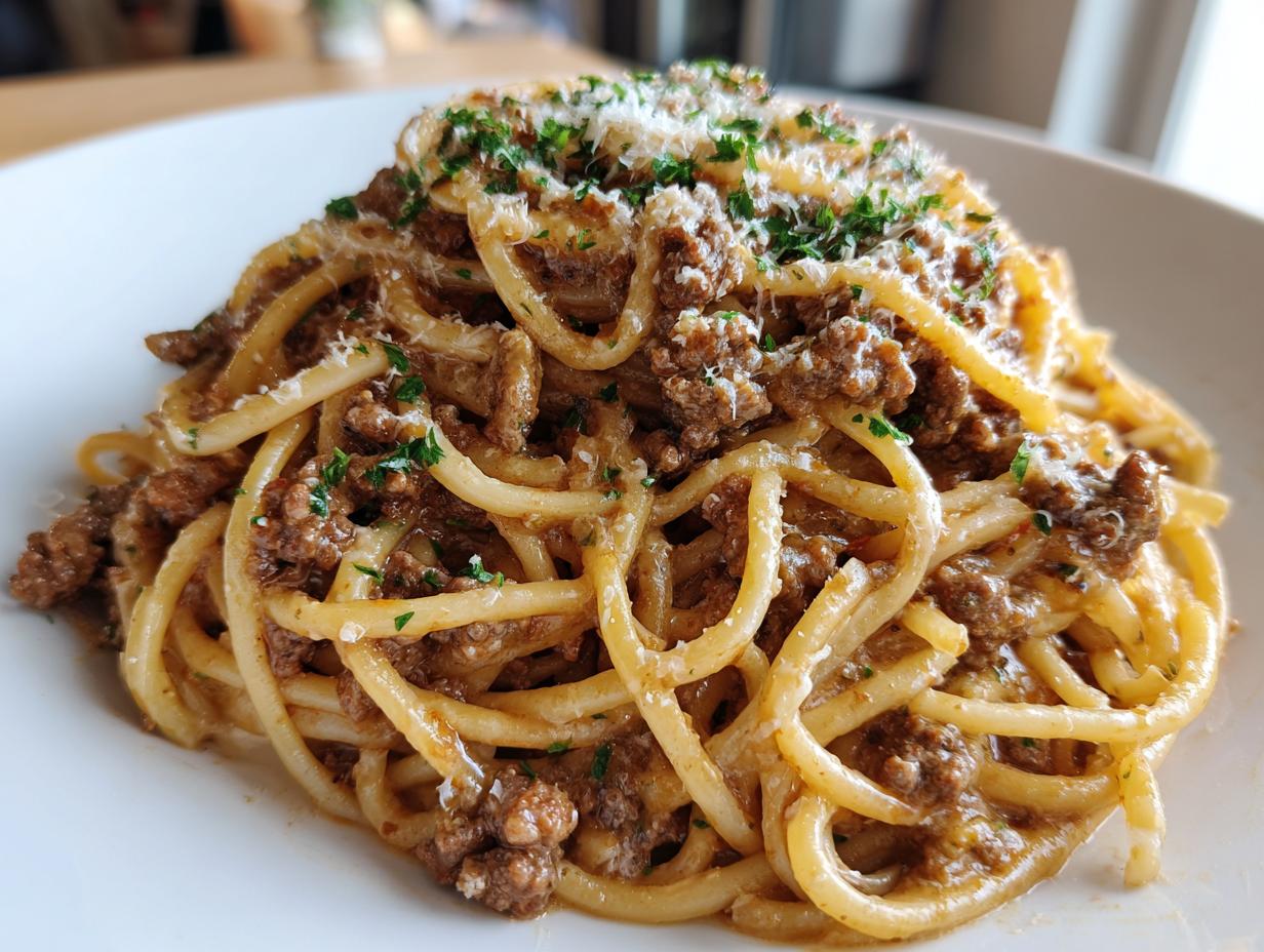 Amazing Creamy High Protein Beef Pasta in 40 Mins