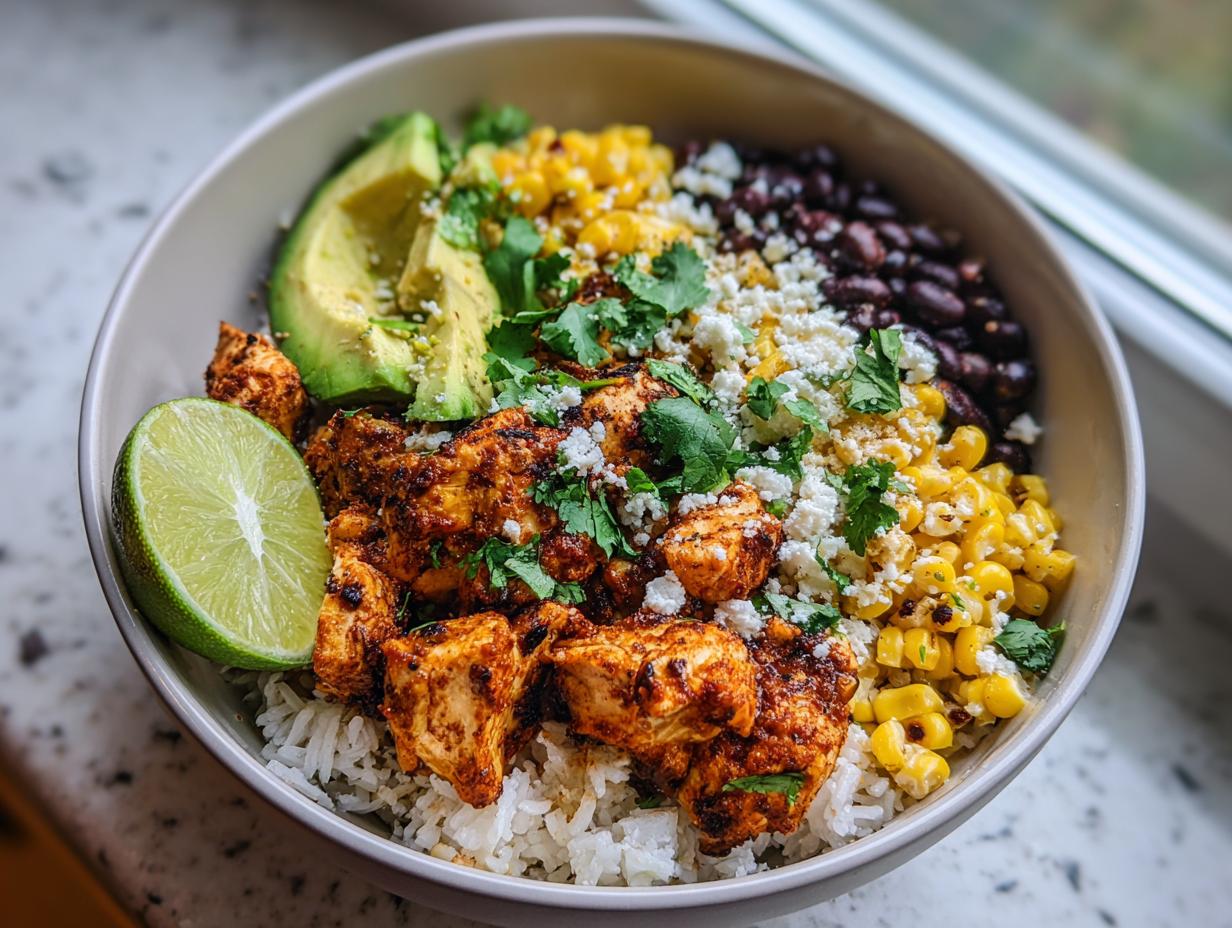 Amazing 35-Min Easy Street Corn Chicken Bowl