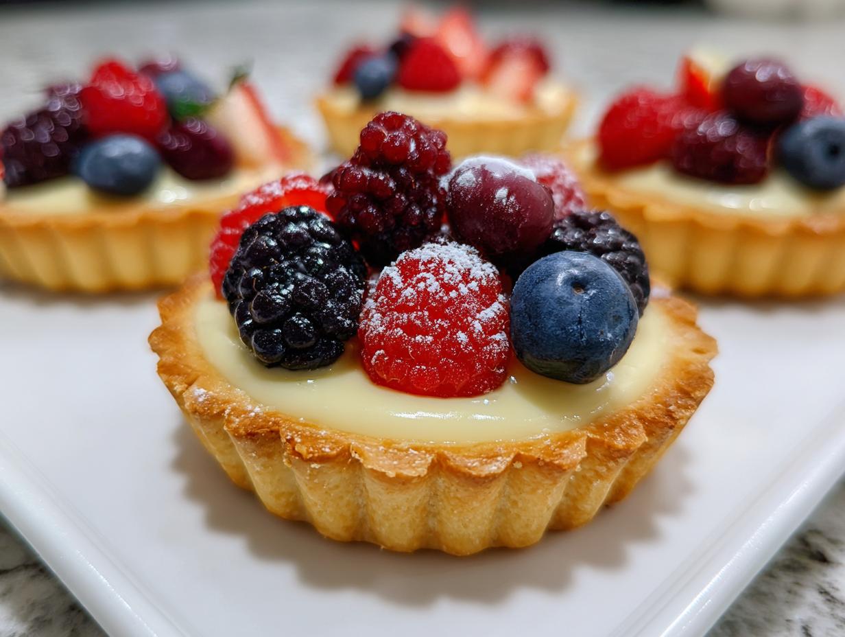 Amazing Fourth of July Desserts for Mini Tartlets