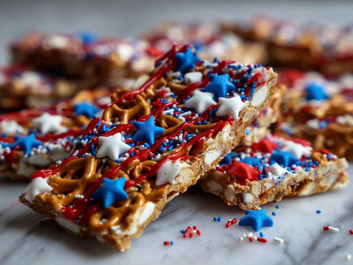 Amazing Fourth of July Desserts: 1 Patriotic Bark