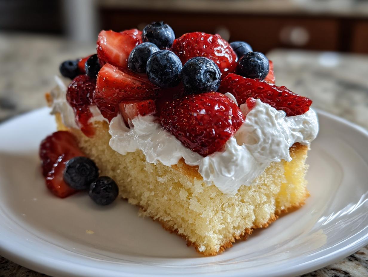 Easy Fourth of July Pound Cake Berry Shortcake Magic