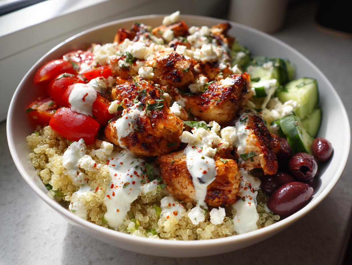 Amazing Greek Chicken Bowls: 4-Day Clean Eat