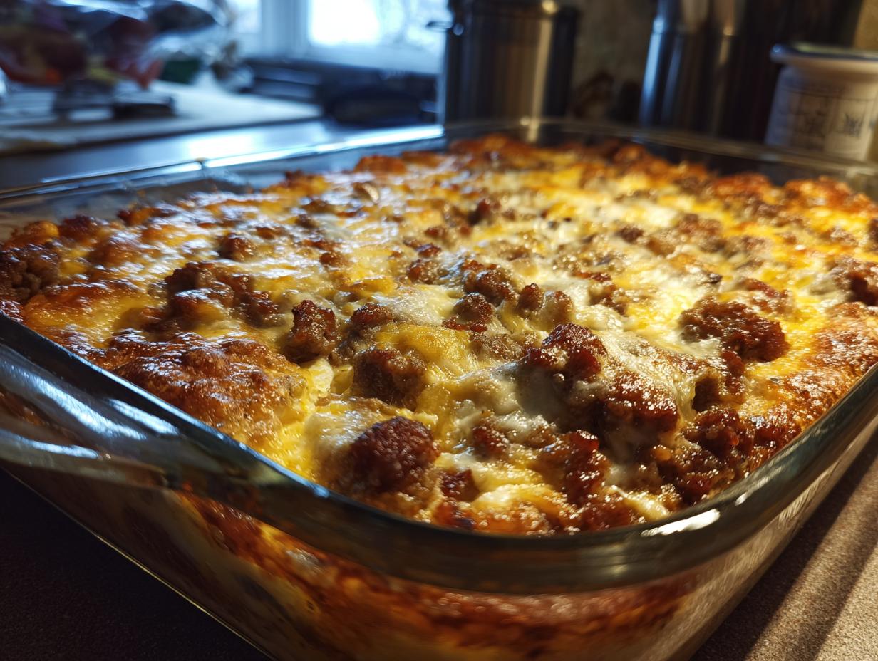 Amazing Low-Carb Bacon Cheeseburger Casserole