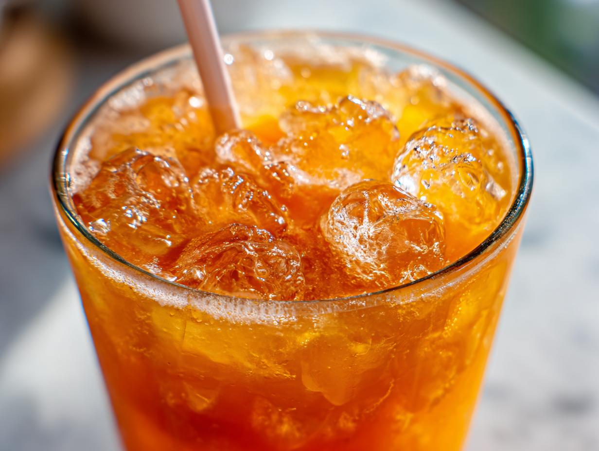 Divine Peach Recipes With Iced Tea Slush