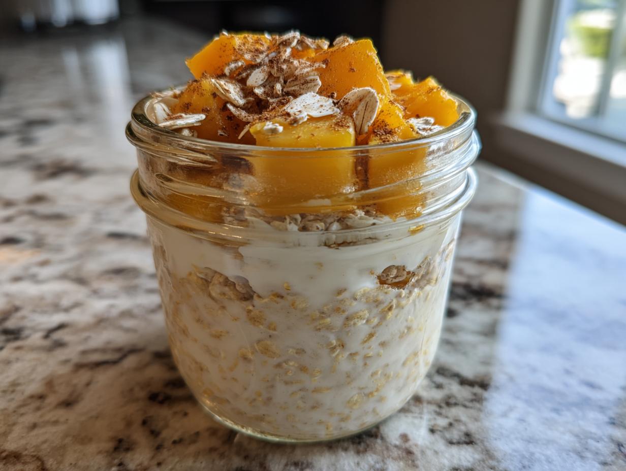 Peach Recipes: 1 Amazing Overnight Oats