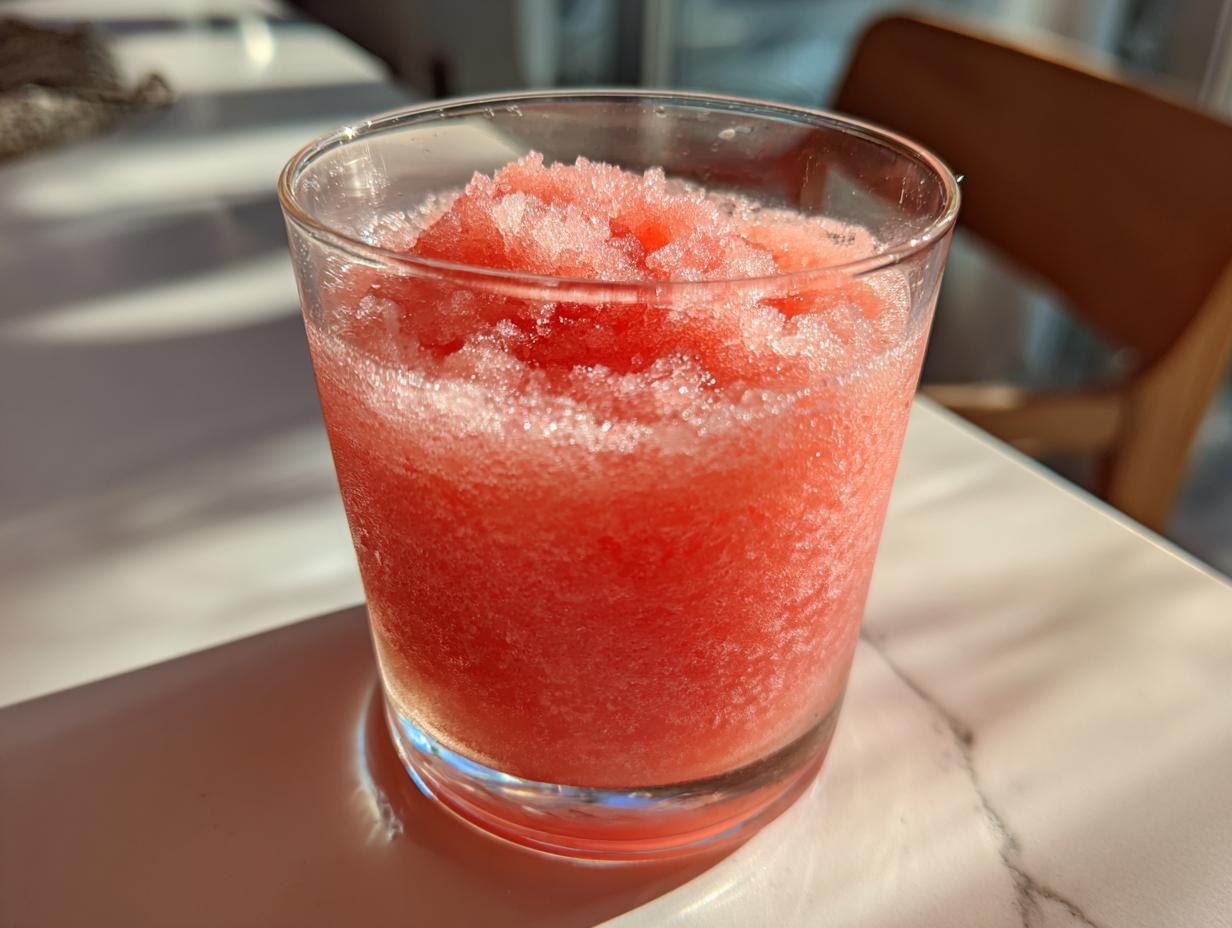 Amazing Watermelon Recipes: 1 Slushy Drink